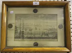 A. Menageot, A View of the Town and Harbour of Portsmouth, engraving