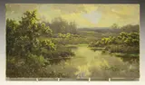 Frank Golden Short, Landscape with Pool of Water, 1923, oil on canvas