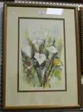 Tony Klitz, Still Life with Calla Lily, mixed media
