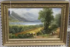 Joseph Wrightson McIntyre, Loch Lomond, oil on board