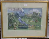 Rhianon Roberts, Design for Old Vic Safety Curtain, watercolour with gouache
