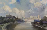 Will Longstaff, View of Arundel, oil on canvas