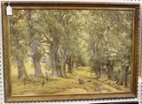 Thomas James Soper, The Chestnut Avenue, Cowdray Park, Sussex, watercolour