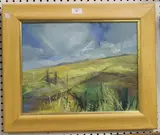 Philip James, Black Down, Dartmoor, 21st century oil on canvas