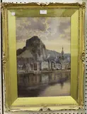 Louis Burleigh Bruhl, Dinant, Belgium, watercolour
