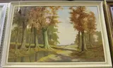 David Mead, Cobham Park, Kent, oil on board