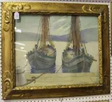 Helen Lavinia Cochrane, Evening Calm, watercolour