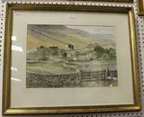 John Chalkley, Beckermonds, Upper Wharfedale, watercolour