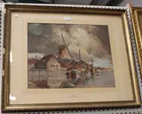 Louis Van Staaten, Zaandam, watercolour