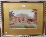 James Matthews, At Bury, Sussex, watercolour