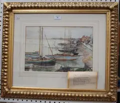 Alfred John Billinghurst, Burnham Crouch, Essex, watercolour