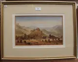 Joseph Murray Ince, Stapleton Castle, 1848, watercolour