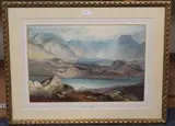 Charles Frederick Buckley, Llyn Ogwen, N. Wales, 1865, watercolour