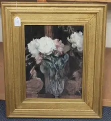 Katherine Turner, Peonies, watercolour