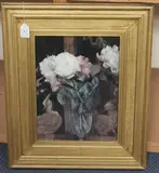 Katherine Turner, Peonies, watercolour