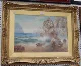 Henry B. Wimbush, Coastal View, watercolour