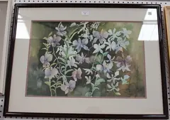 Chye Cho Ong, Botanical Study, 1988, watercolour