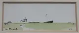 Hugh Casson, Cargo Ship, watercolour