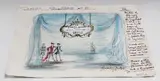 Berkeley Sutcliffe, Two Costume Designs of Three Characters, watercolour