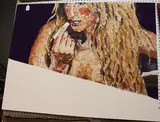 Carly Randall, Portrait of a Lady applying Lipstick, oil on canvas