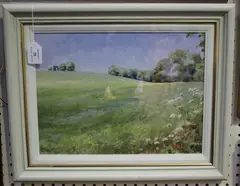 Falkner Carson, Uppark, South Harting, West Sussex, oil on board