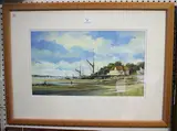 Hagop K. Kasparian, Pin Mill, Suffolk, oil on board