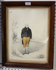 William Seville, H.C. in his 78th Year, 1847, watercolour with pencil