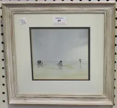 Audrey Johnson, English Summer, 1981, watercolour