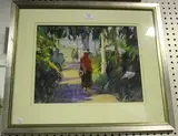 Roger Dellar, Kew Gardens, pastel