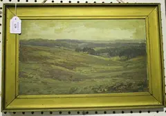 Frederick Golden Short, Heathland Landscape, oil on canvas-board