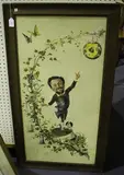 Ezio Soffi, Imbert' (Caricature of a Vintner surrounded by Grapevines), oil on canvas