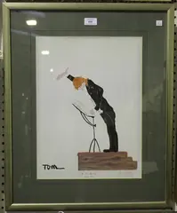 Tommy Steele, My Life, My Song, colour print published by Venture Prints Ltd 1974