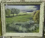 C. Mason, Landscape Study, oil on canvas