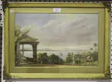 Major W. Bell, Bombay from Malabar Hill, oil on board