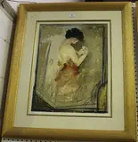 Janet Treby, Muse I' and 'Muse II', two colour prints, signed, titled and editioned 219/385 and 221/385 in pencil