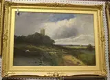 William Langley, Figure in a Punt within a Landscape