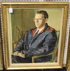 John Linfield, D.G. Higgins Esq, 1968, oil on canvas