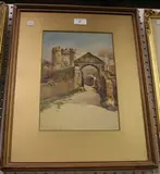 William Alister Macdonald, Carisbrooke Castle, Isle of Wight, 1912, watercolour