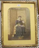 Vanda Szczepanowska, A Quiet Corner, 1886, watercolour