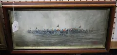 Robert Piper, The Relief Column, oil on board