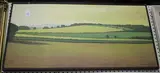 Andrew Norris, Sussex Fields looking towards Firle Tower and Mount Cabern, oil on canvas