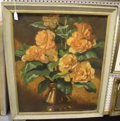 Frank O. Salisbury, No. 20 Begonias, oil on canvas