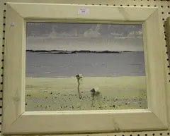 R. Pearce, Samson' (Scilly Isles Landscape), acrylic on board