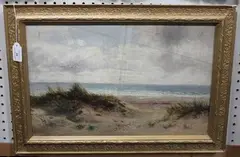 Daniel Sherrin, Coastal Landscape, oil on canvas