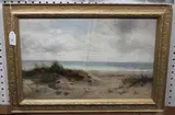Daniel Sherrin, Coastal Landscape, oil on canvas