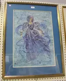 Donato Forte, Lilac' (Costume Design for 'Sleeping Beauty'), watercolour with gouache