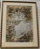 Donato Forte, A Wood Nymph' (Costume Design for 'Midsummer Night's Dream'), watercolour with gouache