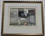 Vic Trevett, Salcombe Backs, watercolour