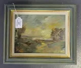 Doris Malcomson, Nr. Pourville, Dieppe, oil on board