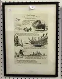 Our Fathers' (Illustrations of the Poem by Captain Ronald A. Hopwood R.N.), a set of four monochrome etchings by William Lionel Wyllie, all signed in pencil, sold Jul 2017